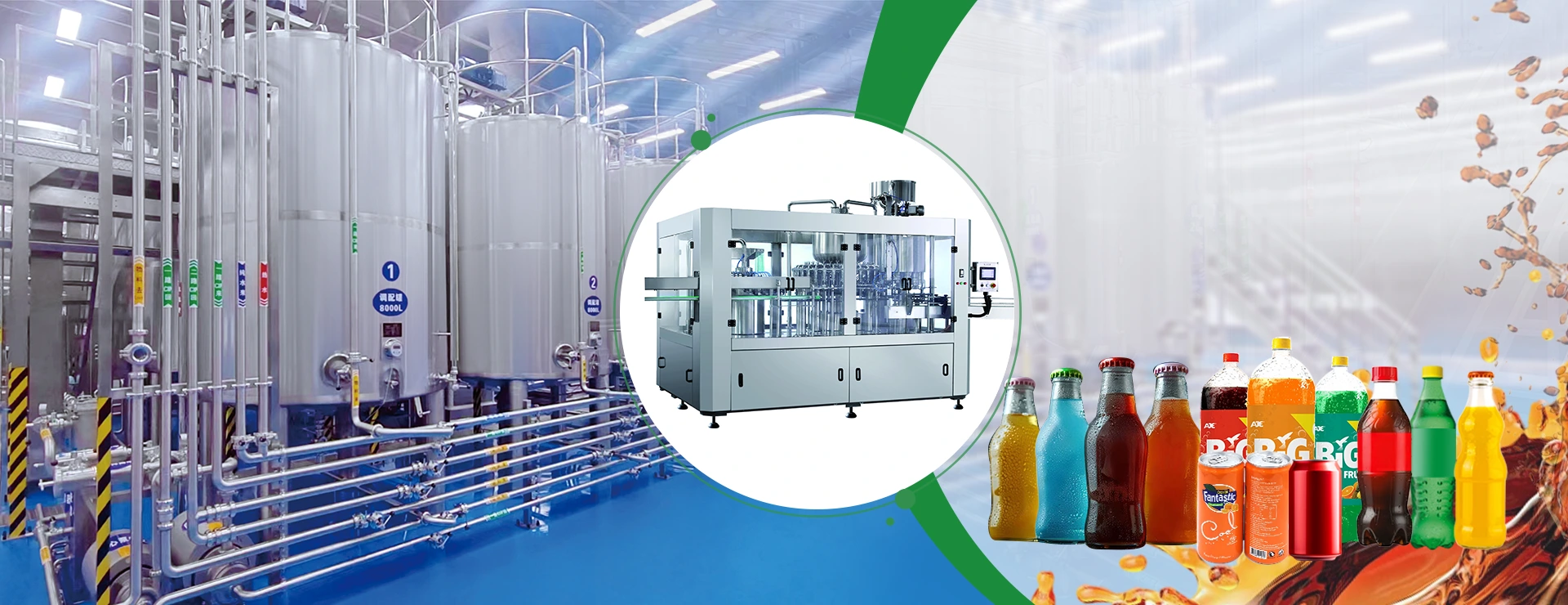 Sina Carbonated Bibit Productio Linea