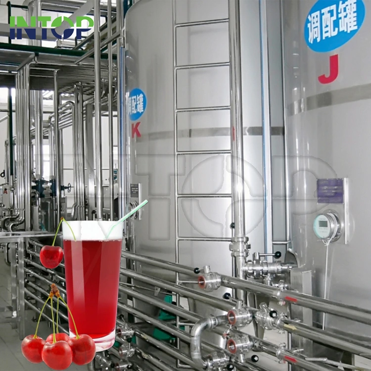 Cerasus sucus productio linea